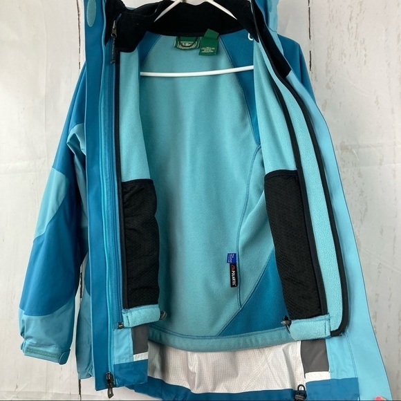 LL BEAN Two-tone removable liner winter coat - Picture 4 of 7